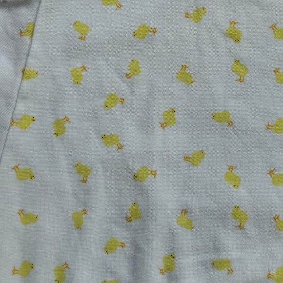 Target White and Yellow Easter Baby Chick Pajama Shorts | Size Medium - Picture 5 of 7